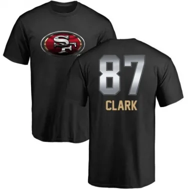 Black Men's Dwight Clark San Francisco 49ers Midnight Mascot T-Shirt -