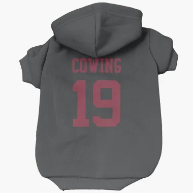 Black San Francisco 49ers Jacob Cowing   Dog & Cat Pet Hoodie