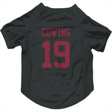 Black San Francisco 49ers Jacob Cowing   Dog & Cat Pet Jersey