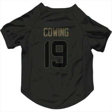 Black San Francisco 49ers Jacob Cowing   Service Dog & Cat Pet Jersey