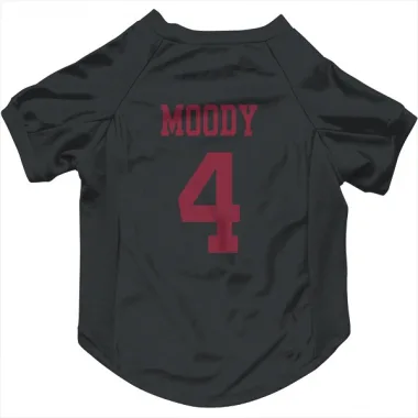 Black San Francisco 49ers Jake Moody   Dog & Cat Pet Jersey