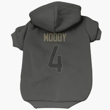 Black San Francisco 49ers Jake Moody   Service Dog & Cat Pet Hoodie