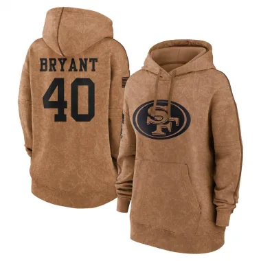 Brown Women's Austin Bryant San Francisco 49ers 2023 Salute To Service Pullover Hoodie