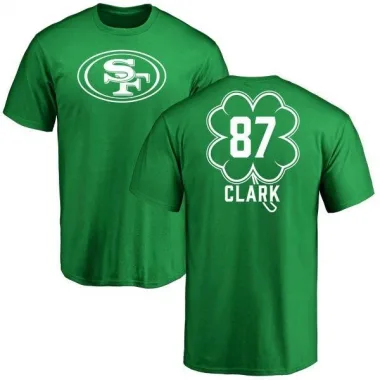 Green Men's Dwight Clark San Francisco 49ers St. Patrick's Day T-Shirt