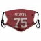 Scarlet San Francisco 49ers Nesta Jade Silvera   Face Mask