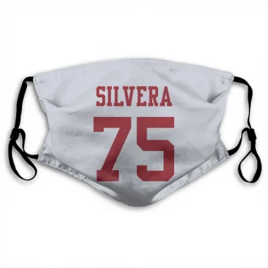 White San Francisco 49ers Nesta Jade Silvera   Face Mask